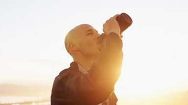 Man drinking